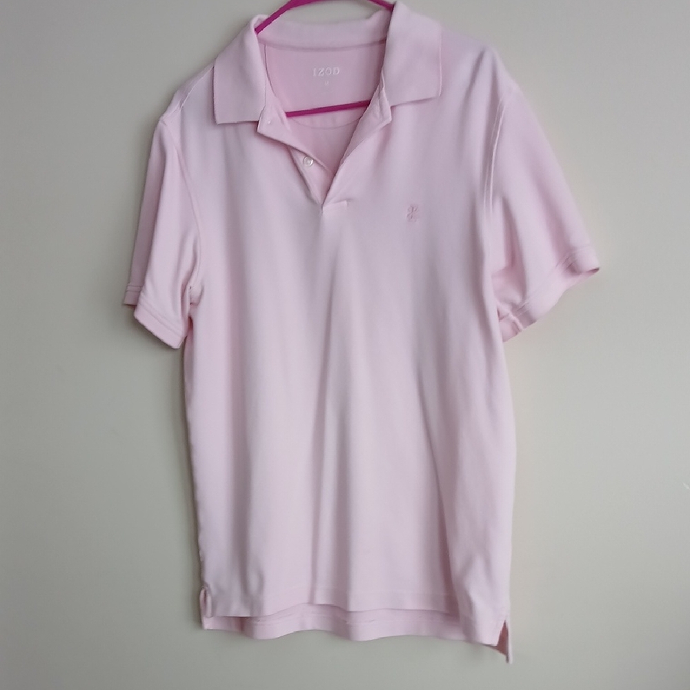 IZOD Men's Light Pink Polo Shirt